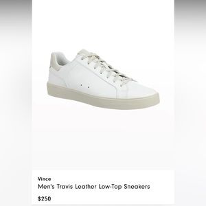 Men’s Travis Leather Low-Top Sneakers